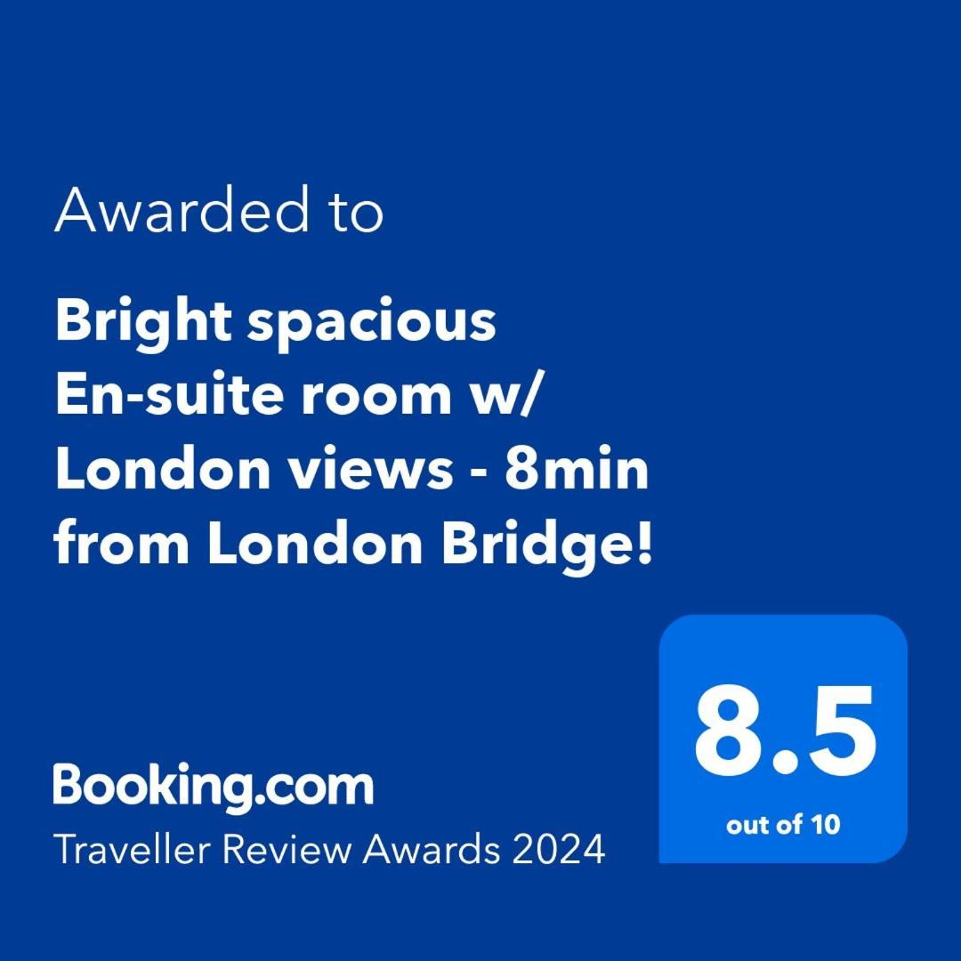 Bright Spacious En-Suite Room W/ London Views - 8Min From London Bridge! Екстериор снимка